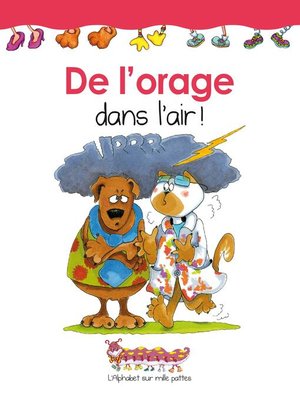 cover image of De l'orage dans l'air